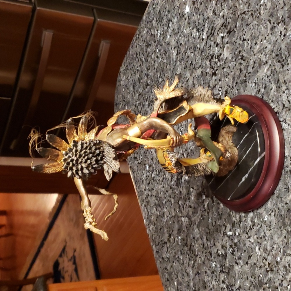 INDIAN THE SPIRIT OF THE RAVEN.. AMERICA INDIAN DANCE ART - Picture 12 of 17